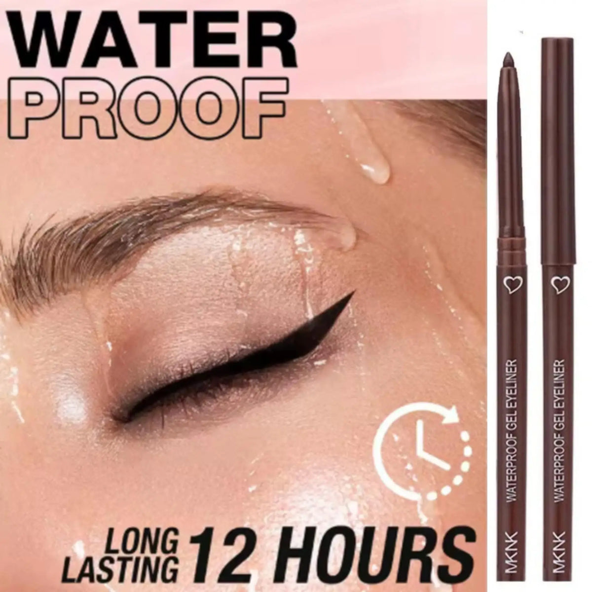 Waterproof Eyeliner Pencil – Brown, Black & Blue Long-Lasting