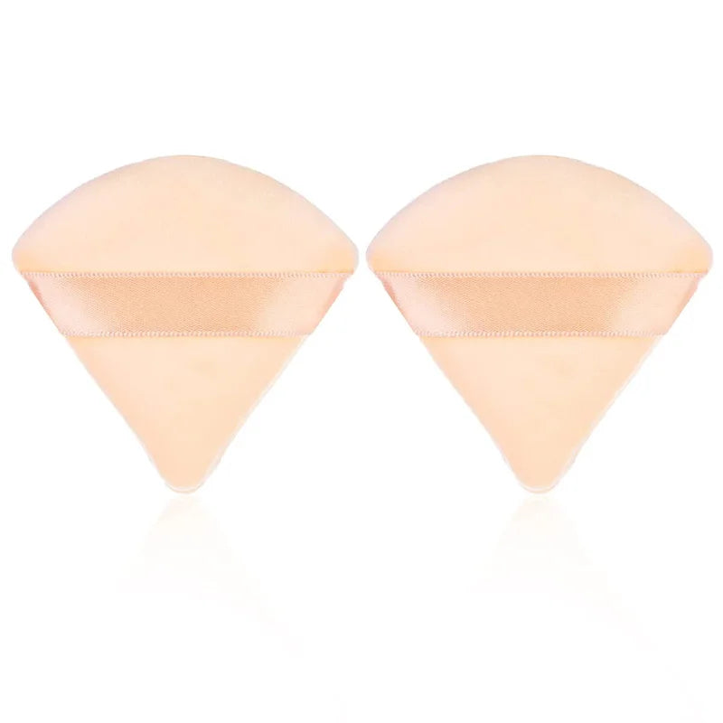 Triangle Velvet Makeup Puff Sponge – 2/6 Pack Wet & Dry