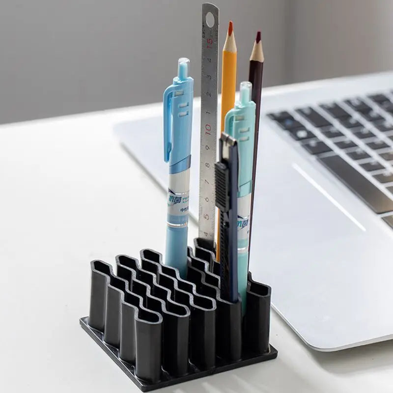 Silicone Wave Desktop Organizer – Cosmetics, Pen & Cream Holder