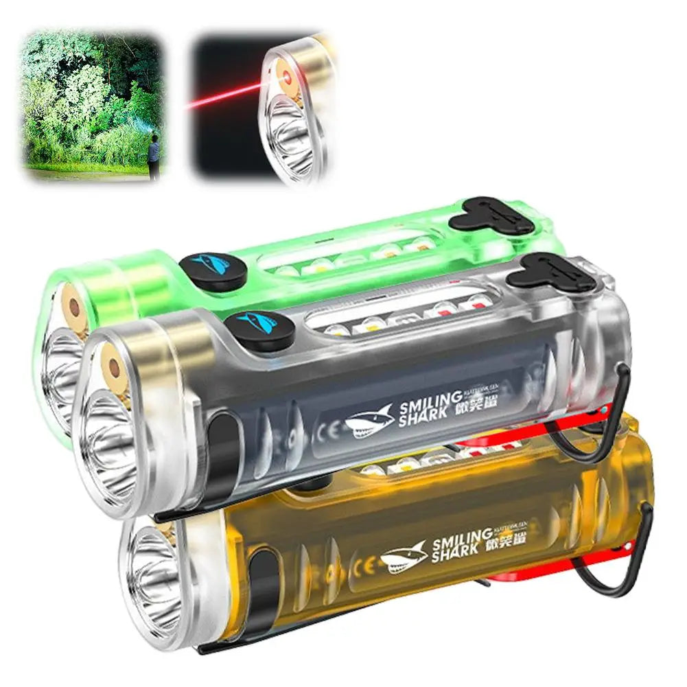 11-in-1 Mini Keychain Flashlight | Rechargeable EDC Torch