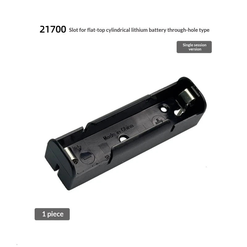 Nickel-Plated 21700 1–4S Battery Holder | DIY PCB Battery Box
