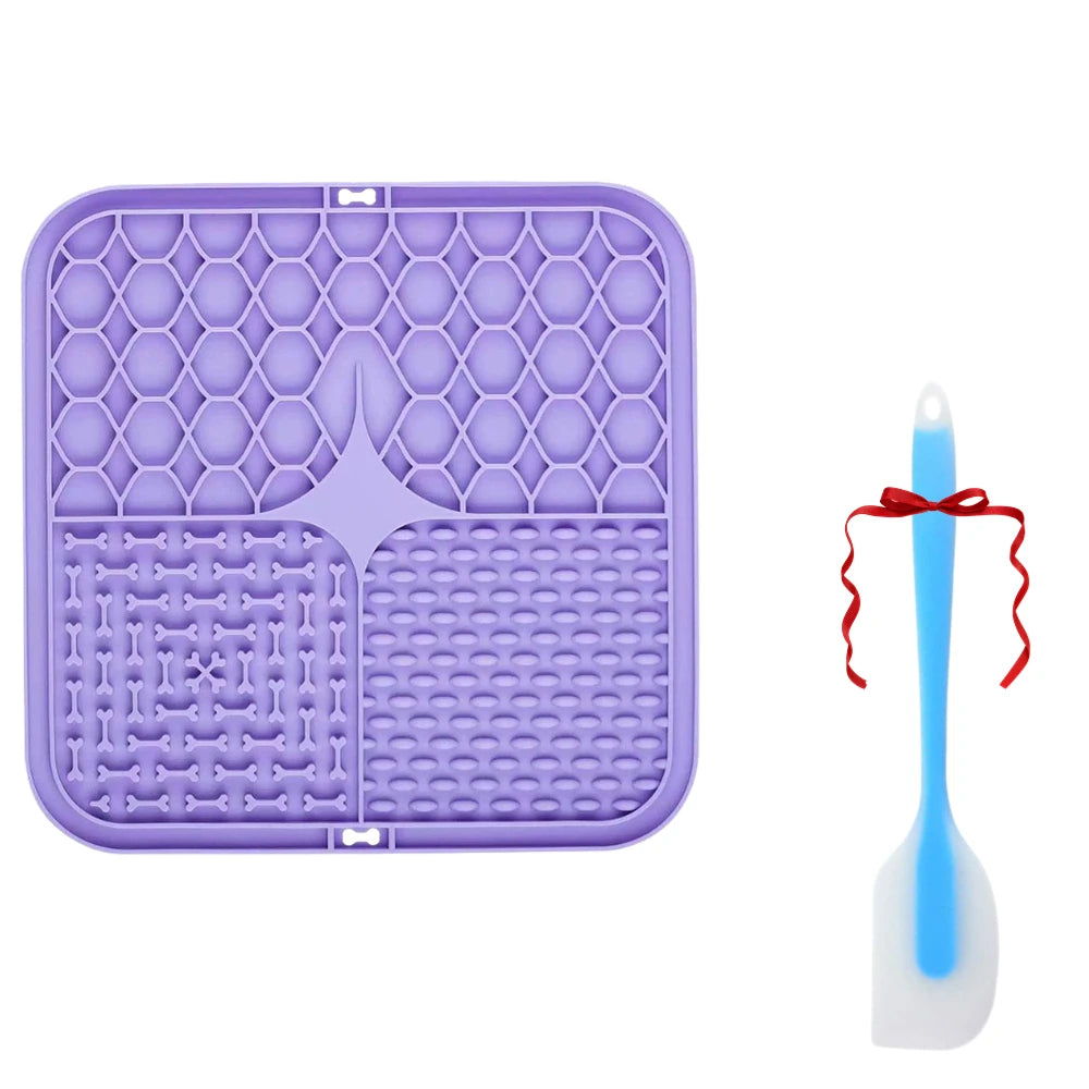 Silicone Pet Licking Mat – Slow Feeder & Bath Distraction Pad