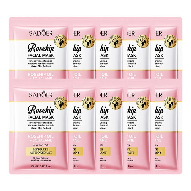 SADOER Rosehip Face Sheet Mask – Hydrating & Brightening