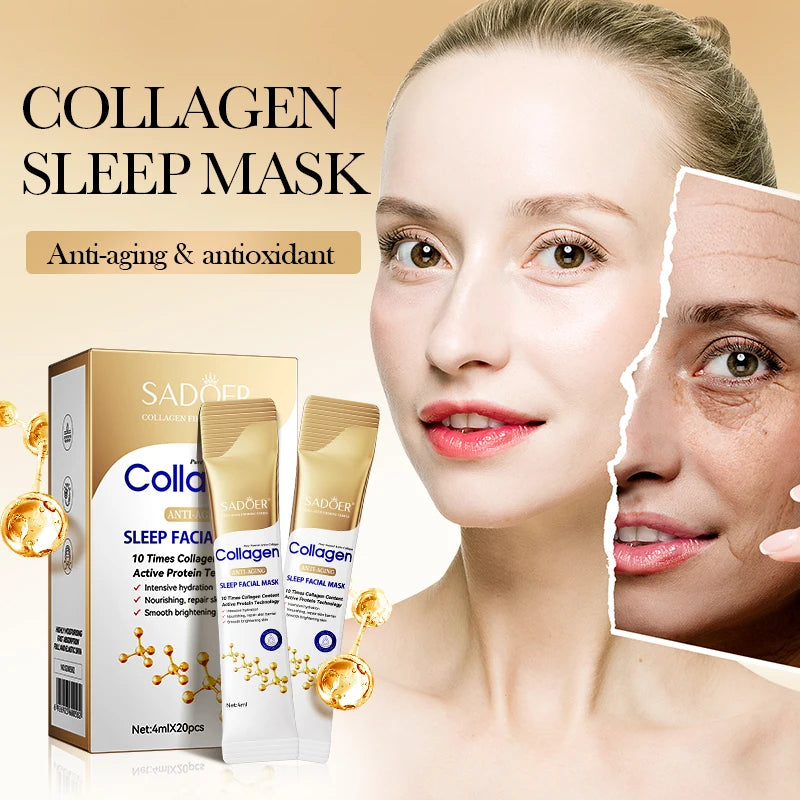 SADOER Sleeping Facial Mask – Hydrating & Brightening 20 pcs