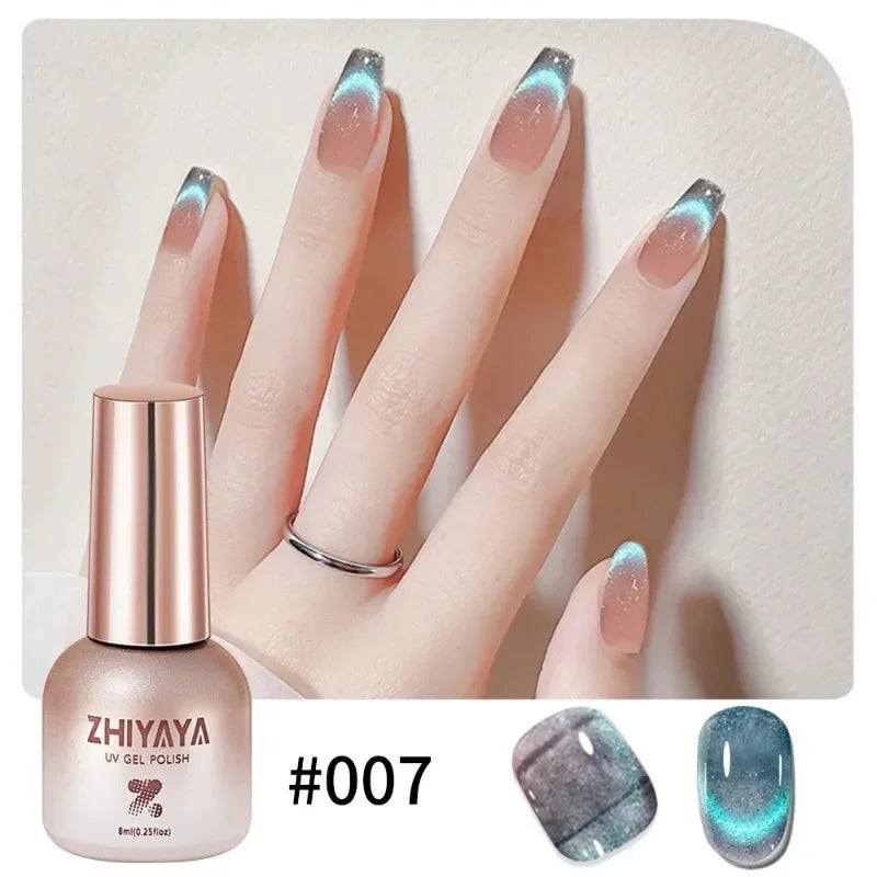 Handaiyan Black Cat Eye Magnetic Gel Nail Polish – 8ml