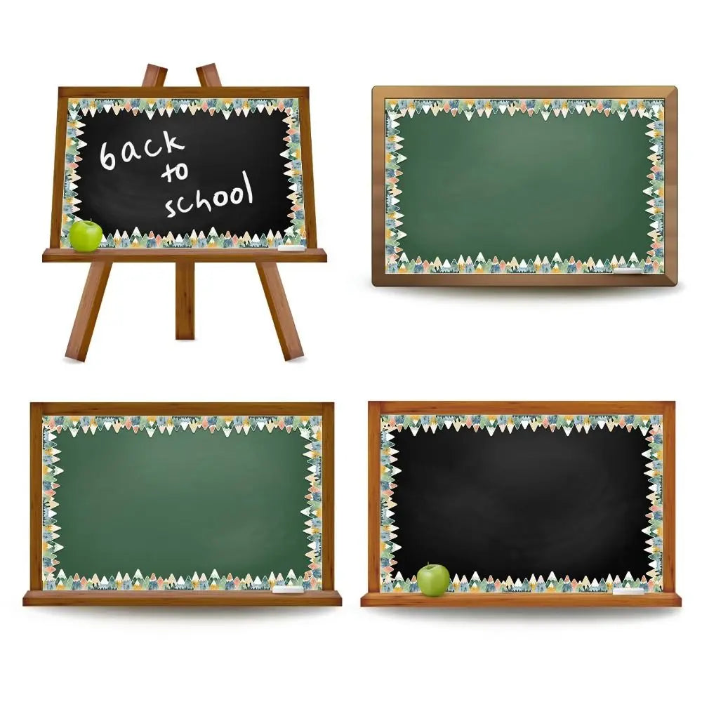 Flower Wavy Border Stickers – Bulletin Board Wall Décor Roll