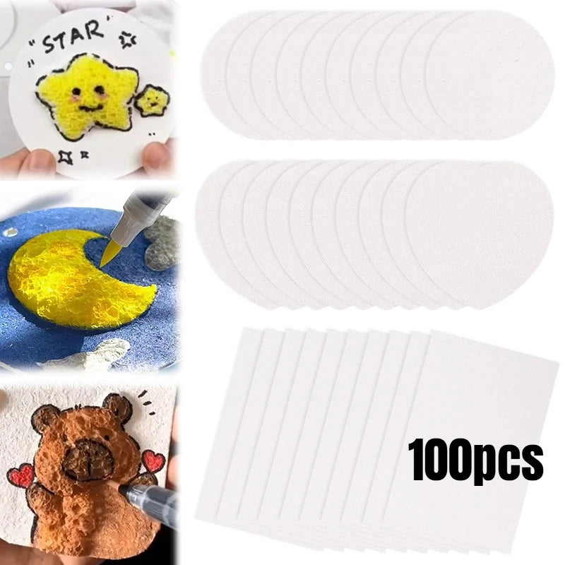 3D Foam Texture Painting Paper – Magic Puffy Art Canvas for Kids