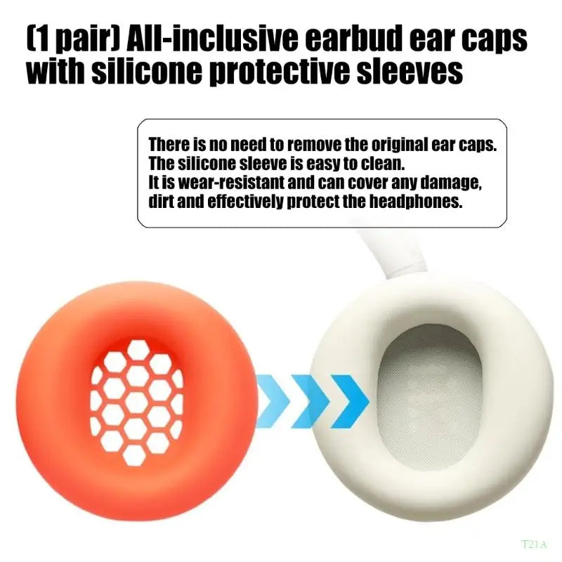 Silicone Ear Pad Covers for CMF Headphones – Soft 98mm Cushion