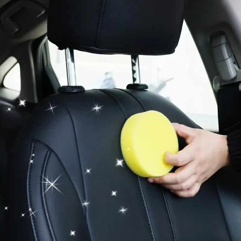 10-Pack Round Car Wash Polishing & Waxing Sponge Blocks