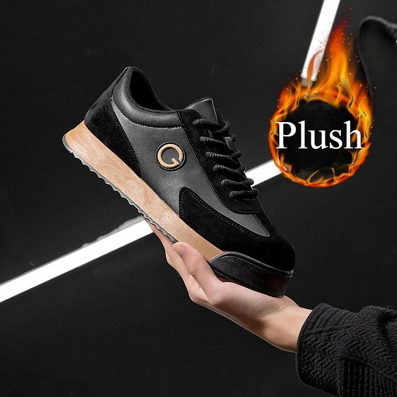 LEDP Retro Platform Sneakers – Men's Casual Sports Shoes