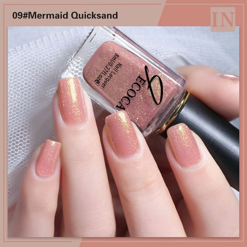 Handaiyan Laser Glitter Nail Polish – Aurora Rainbow 8ml