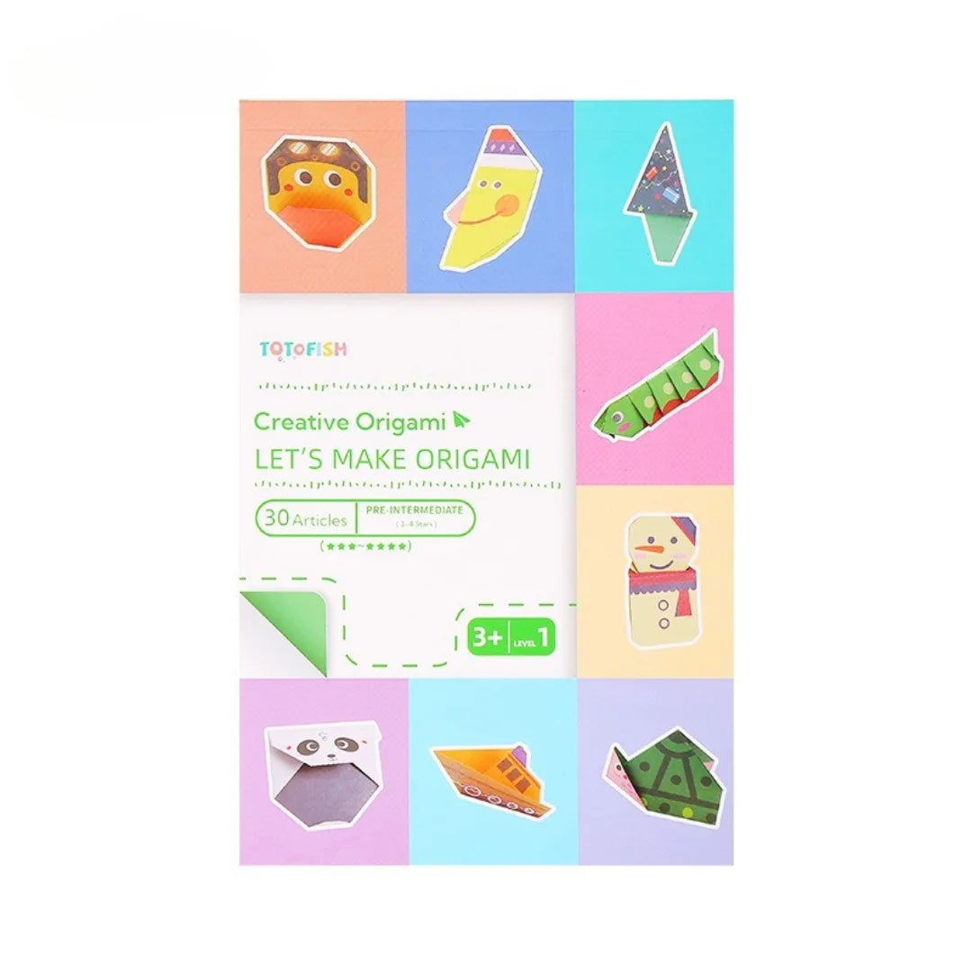 Origami Kit for Kids – 30 Sheets & Guiding Book | DIY Crafts