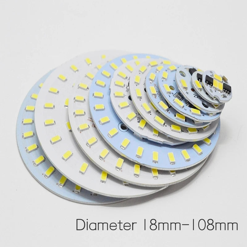 10-Pack AC220V SMD2835 LED Module Chips – Driver-Free 1.5W–12W