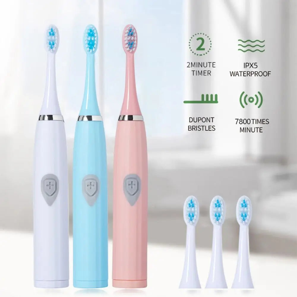 Sonic Electric Toothbrush – IPX7 Waterproof | 10,000 Strokes/Min