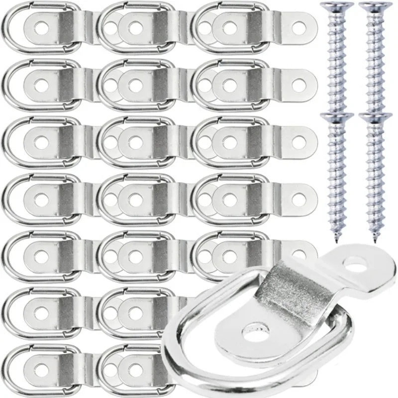 Heavy Duty D-Ring Tie Down Anchor Hook for Cargo Trucks