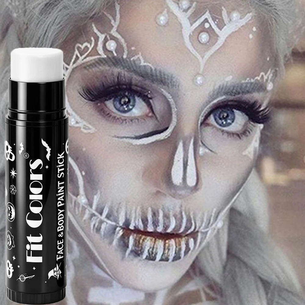Halloween 14-Color Face & Body Paint Stick – Waterproof Matte