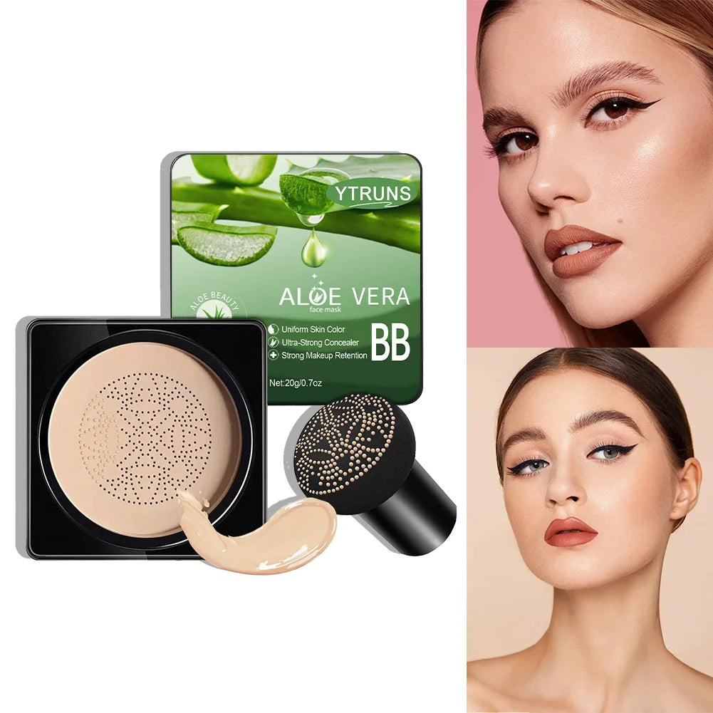 YTRUNS Air Cushion BB Cream – Moisturizing Concealer Foundation
