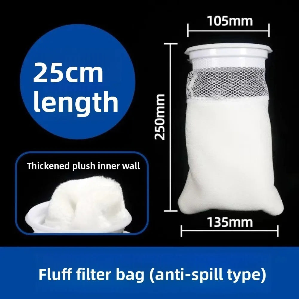 Reusable Aquarium Filter Bag with Frame – Dry & Wet Separation