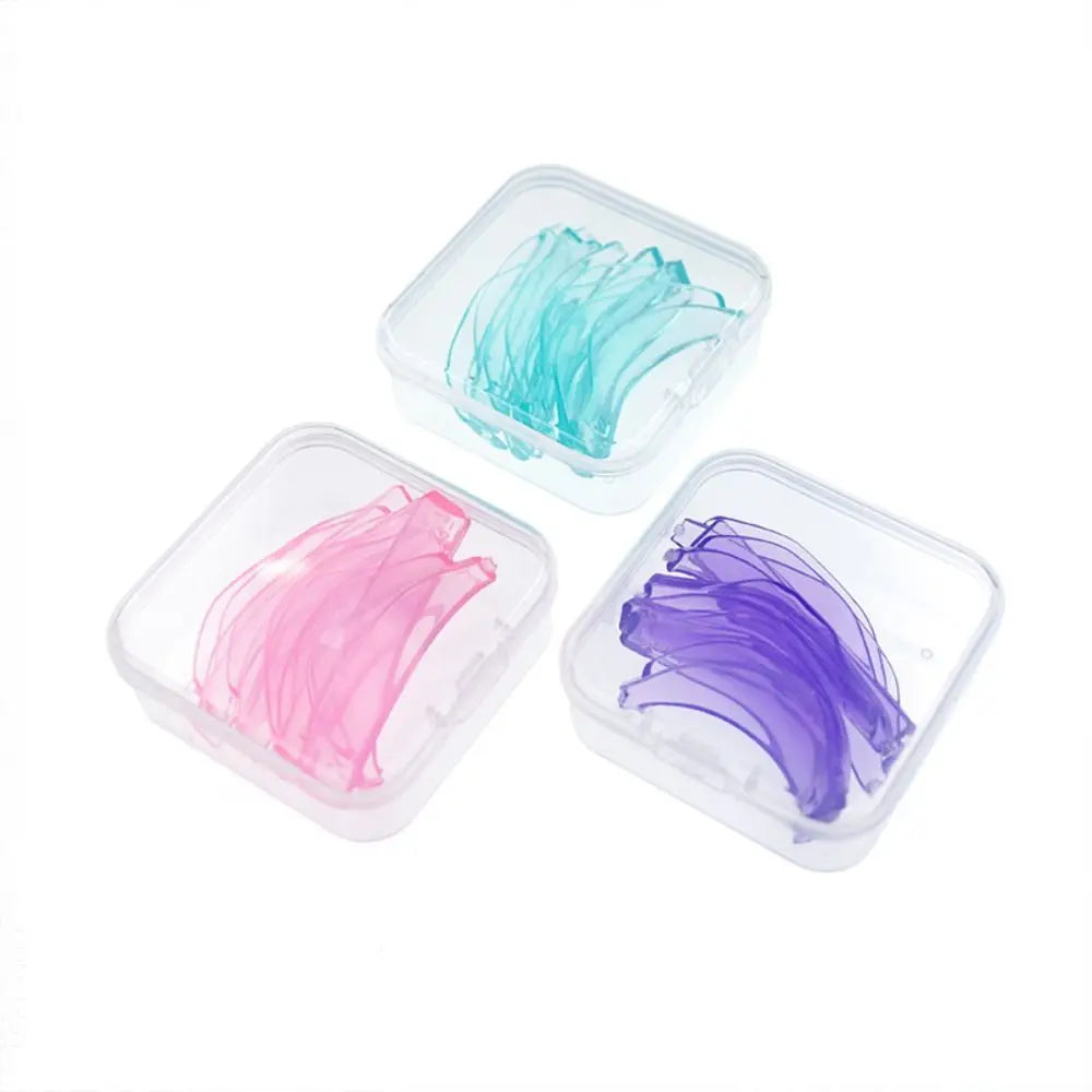 Silicone Eyelash Perm Curling Pads – 4 Pairs, 4 Sizes Reusable