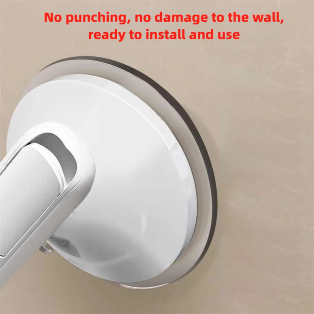Suction Cup Shower Grab Bar – Non-Slip Bathroom Safety Handle