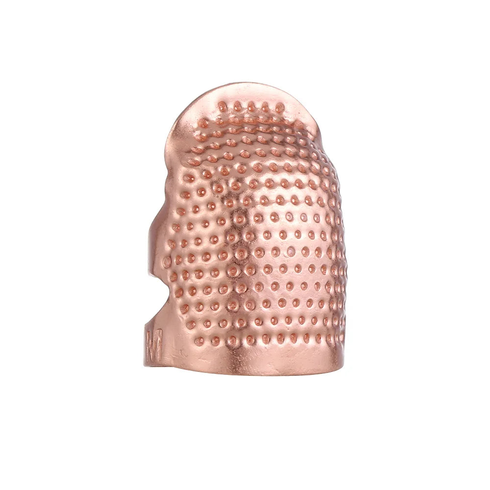 Vintage Gold Metal Needle Thimble – Sewing Finger Protector