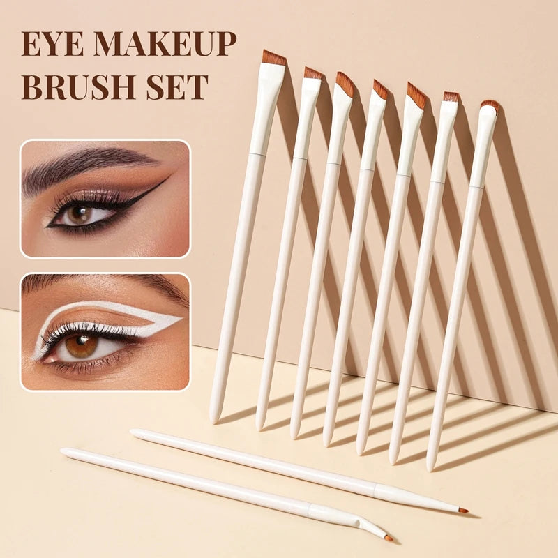 Professional Eyeliner & Eyebrow Brush Set – 3/7/9 Pcs