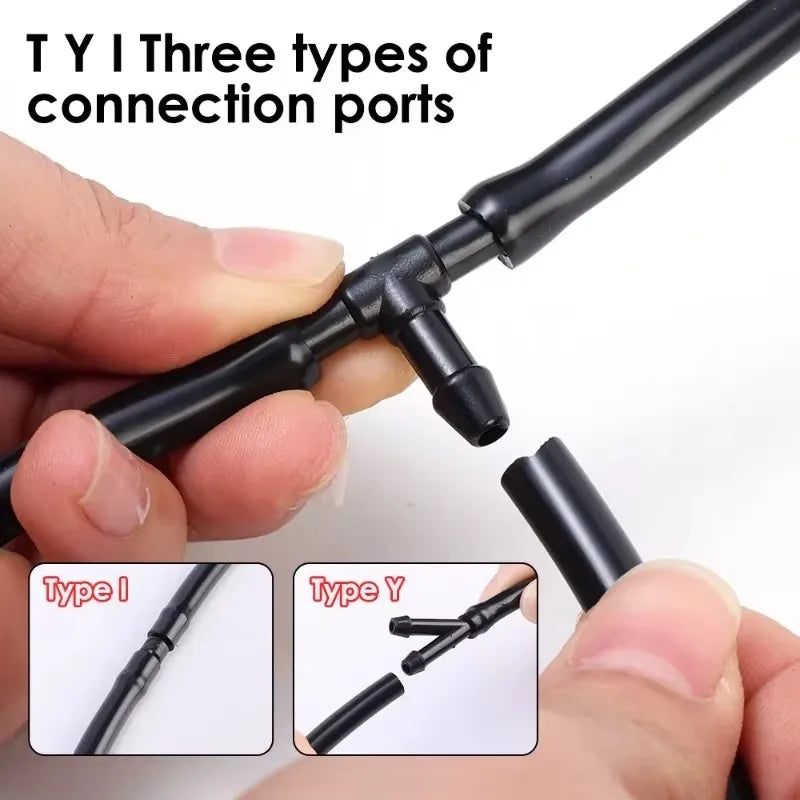 Universal Windshield Washer Hose & Spray Nozzle Kit
