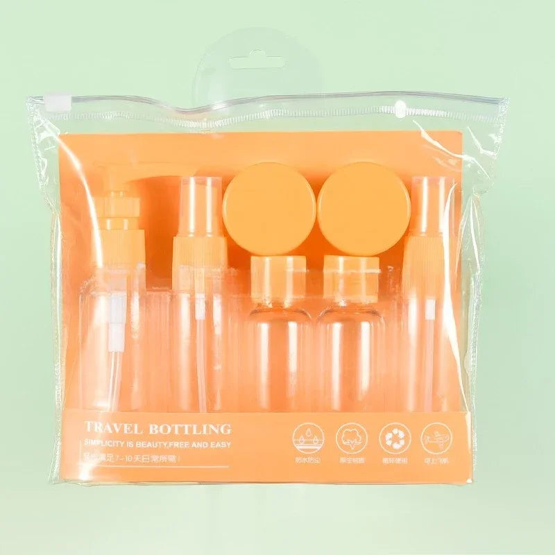 Travel Refillable Bottle Set – Portable Toiletry & Skincare Kit