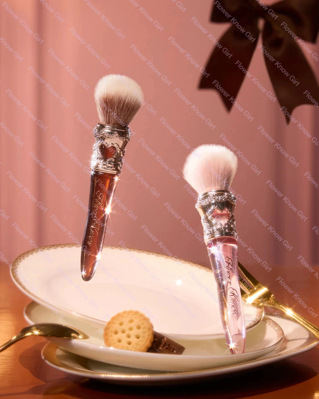 Flower Knows Sweetie Bear Rounded Blush & Powder Brush