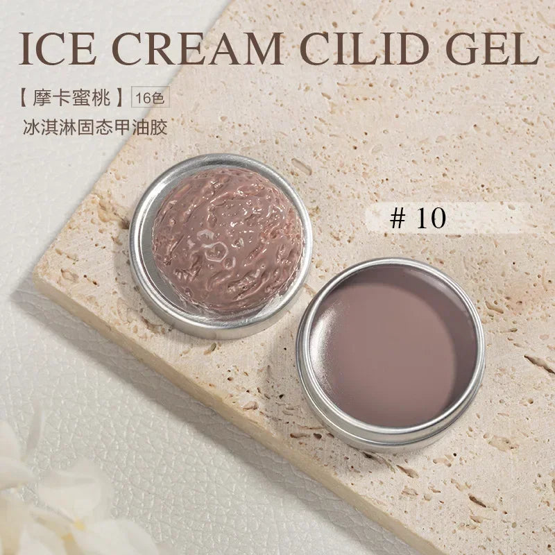 Handaiyan 64 Colors Solid Nail Polish Gel – Ice Cream Texture