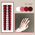 24-Pack Short Square Press-On Nails – Glossy False Nails