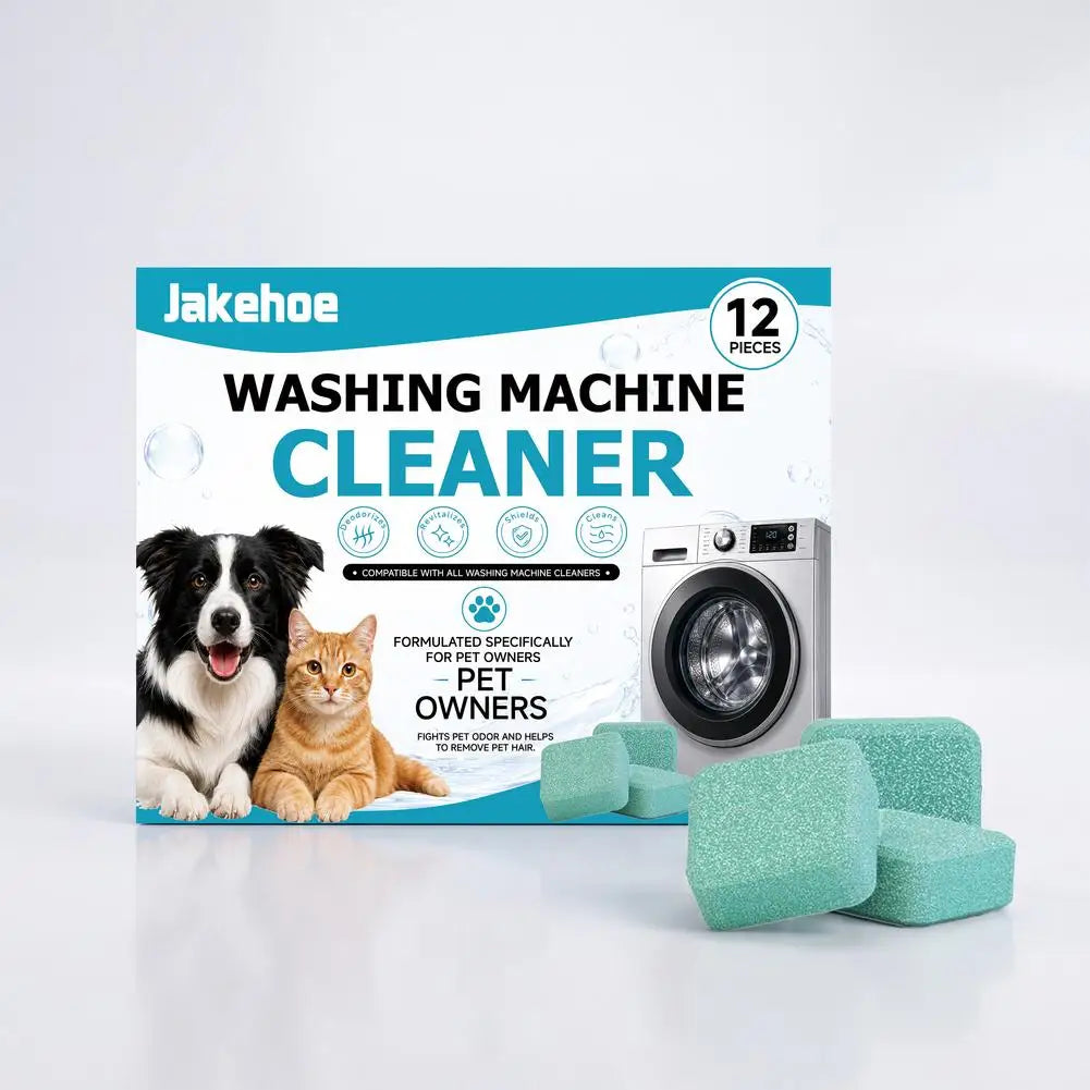 Washing Machine Cleaning Tablets – Pet Hair & Odor Remover
