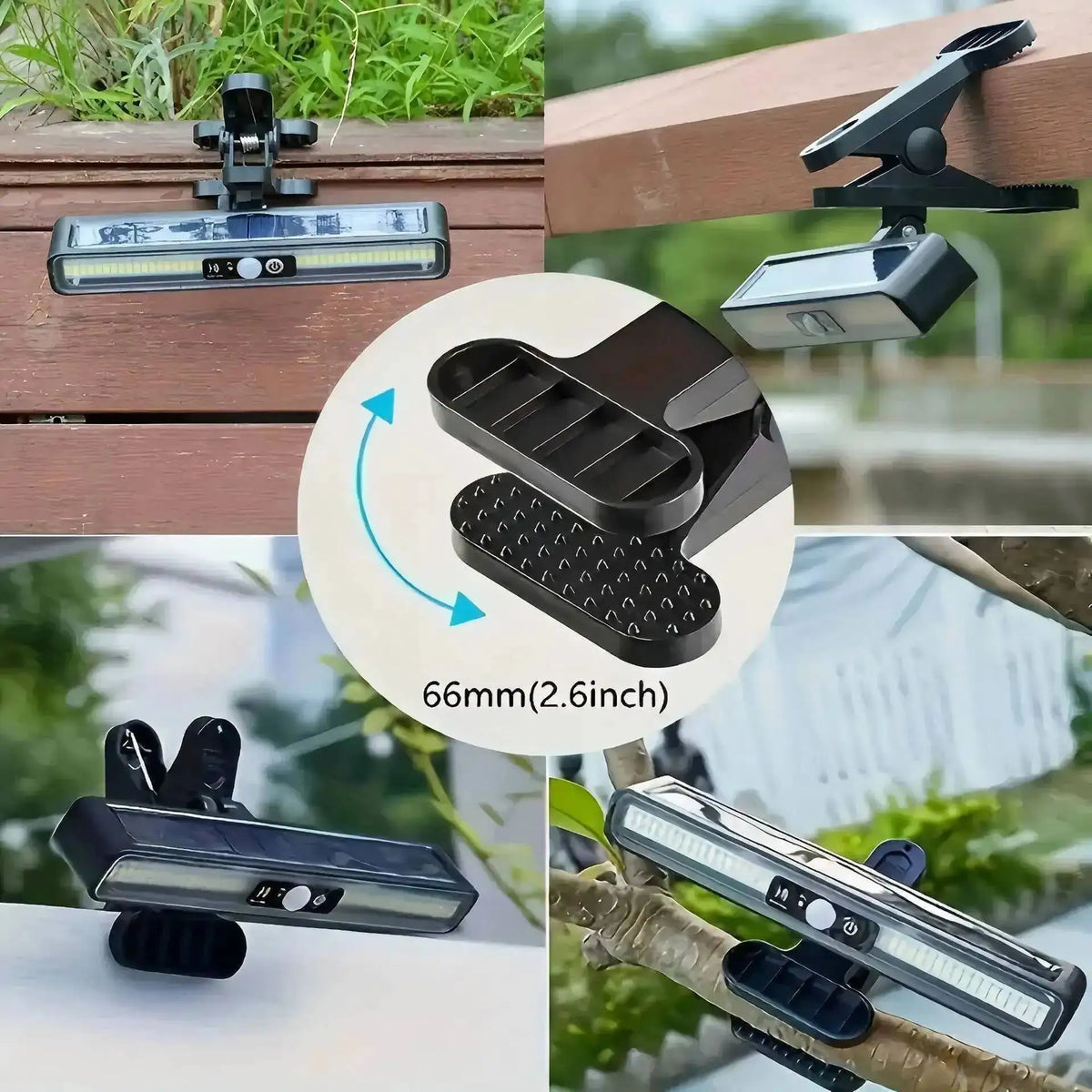 Solar Motion Sensor Clip Light – 36 LED IP65 Outdoor