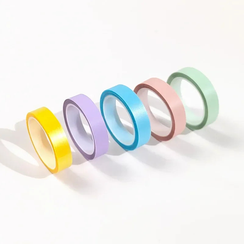 Transparent Fluorescent Index Tabs – 5 Colors Highlighter Tape