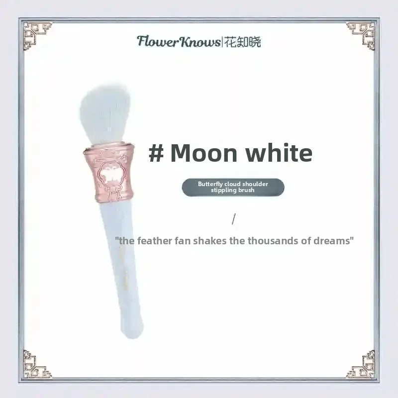 Flower Knows Snow Ballet Wool Blush & Highlighter Brush