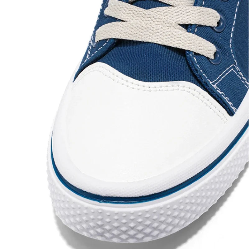 LEDP Men's Canvas Sneakers – Breathable Non-Slip Skate Shoes