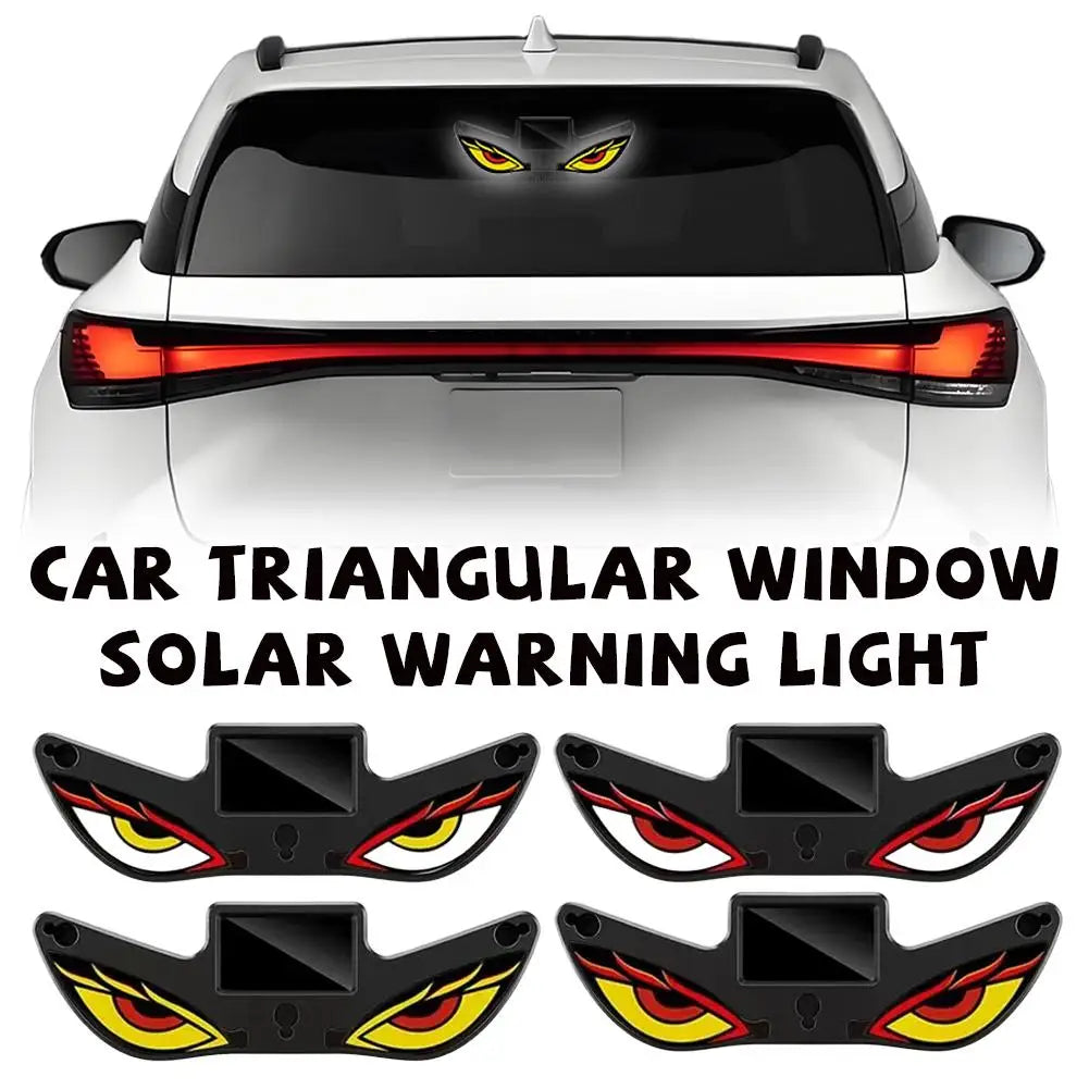 Solar Demon Eye LED Neon Light – Wireless Car Atmosphere Lamp