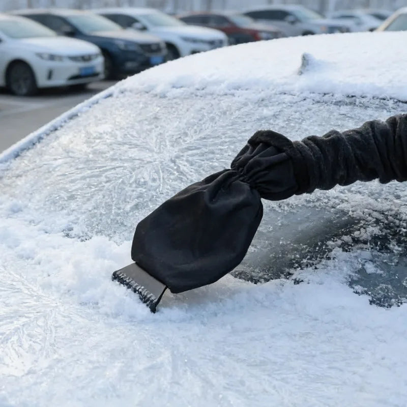 3-in-1 Snow Shovel Glove – Winter Car Ice Scraper Kit
