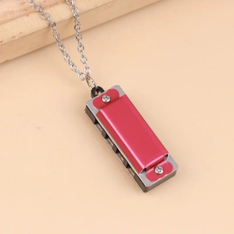 Mini Necklace Harmonica – 4-Hole 8-Tone Kids Music Gift