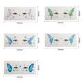 5-Pack Butterfly Face Glitter Temporary Tattoo Stickers