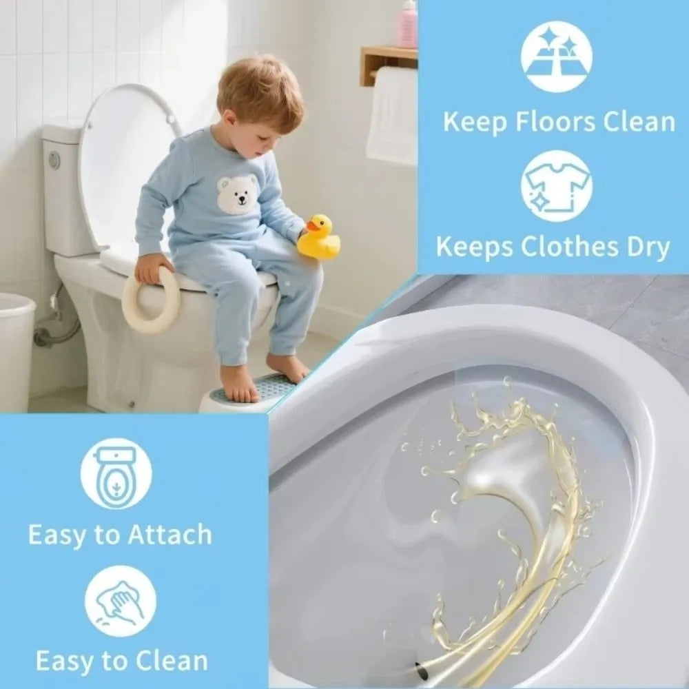 Toilet Seat Urine Deflector – EVA Potty Training Splash Guard