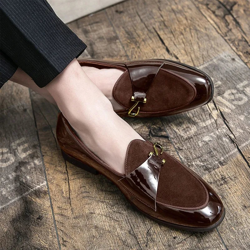 Men's Faux Suede Slip-On Loafers | Party & Wedding Shoes