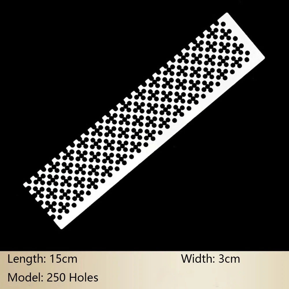 Stainless Steel Diamond Painting Cross Ruler | DIY Craft Tool