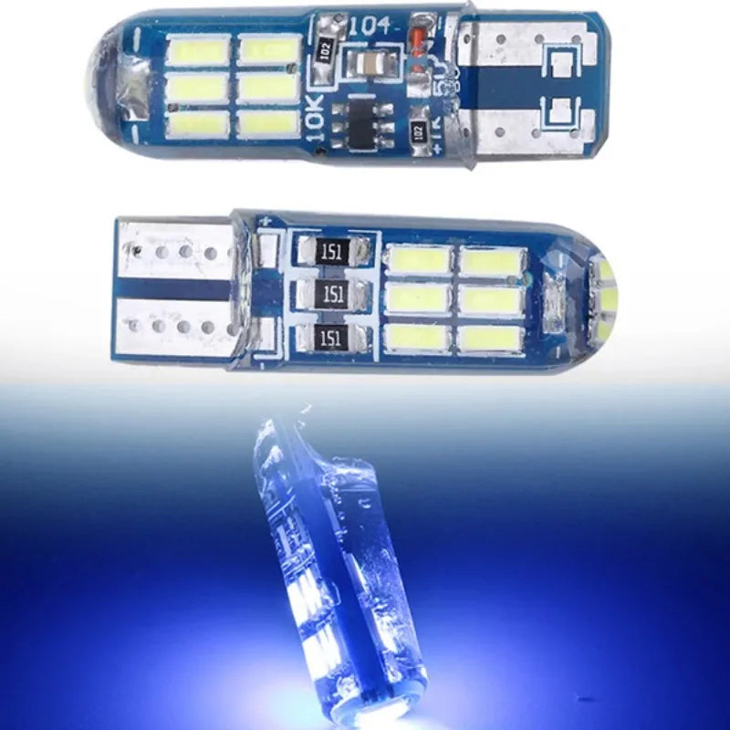 T10 W5W 4014 LED Car Bulb – 6000K Waterproof License Plate Light