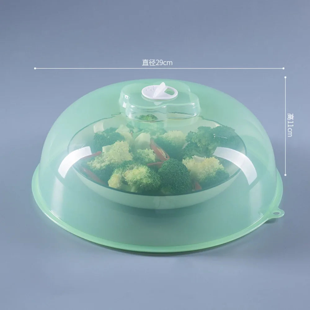 Transparent Microwave Splash Cover – BPA-Free Dome Food Lid