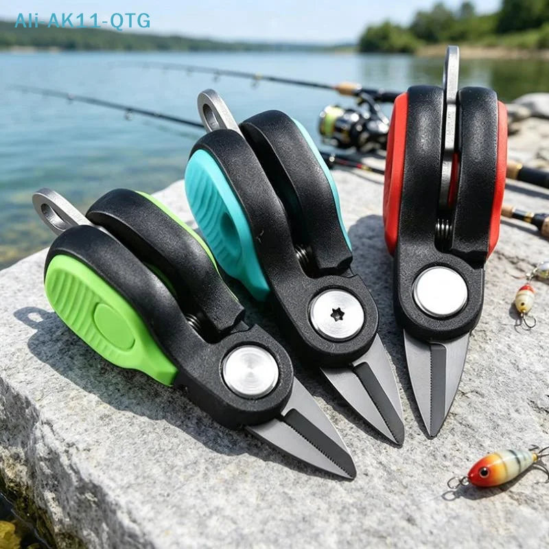 Mini Fishing Line Cutter – Serrated Stainless Steel Blade Tool