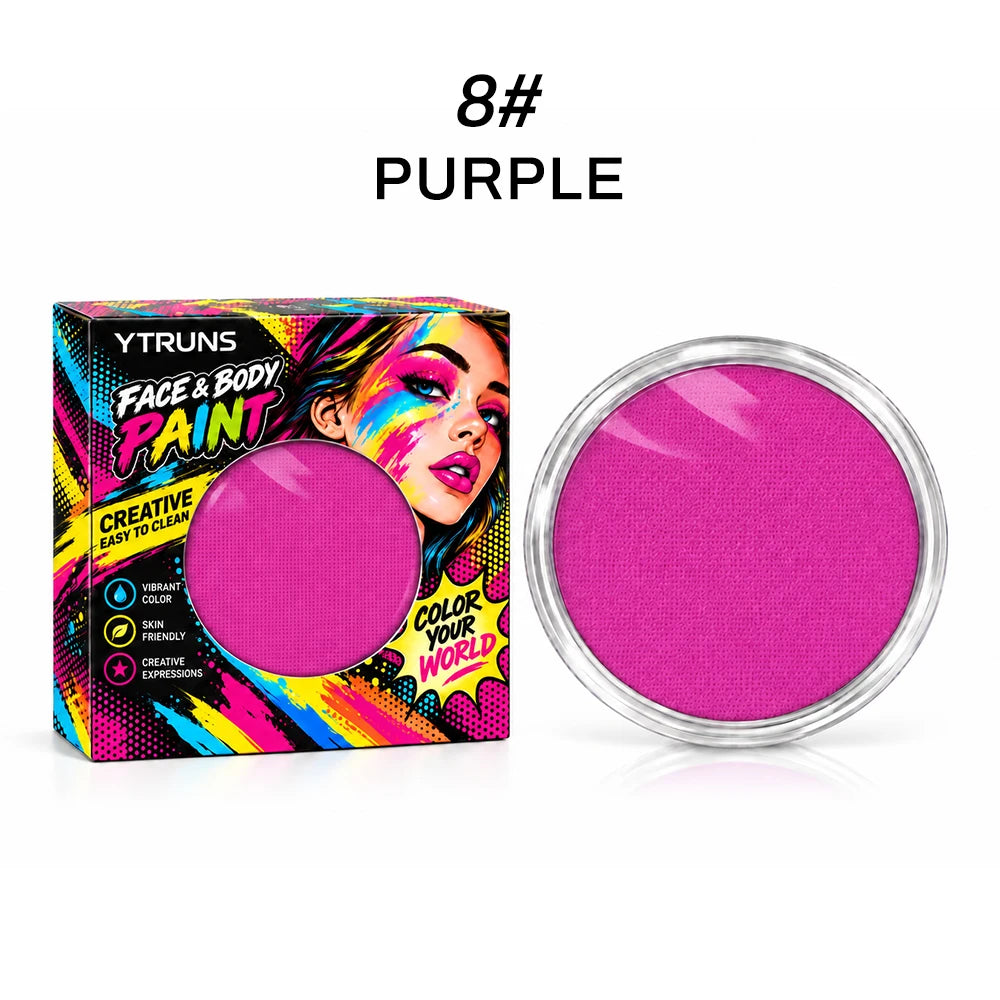 YTRUNS Water-Soluble Face & Body Paint Palette | Makeup
