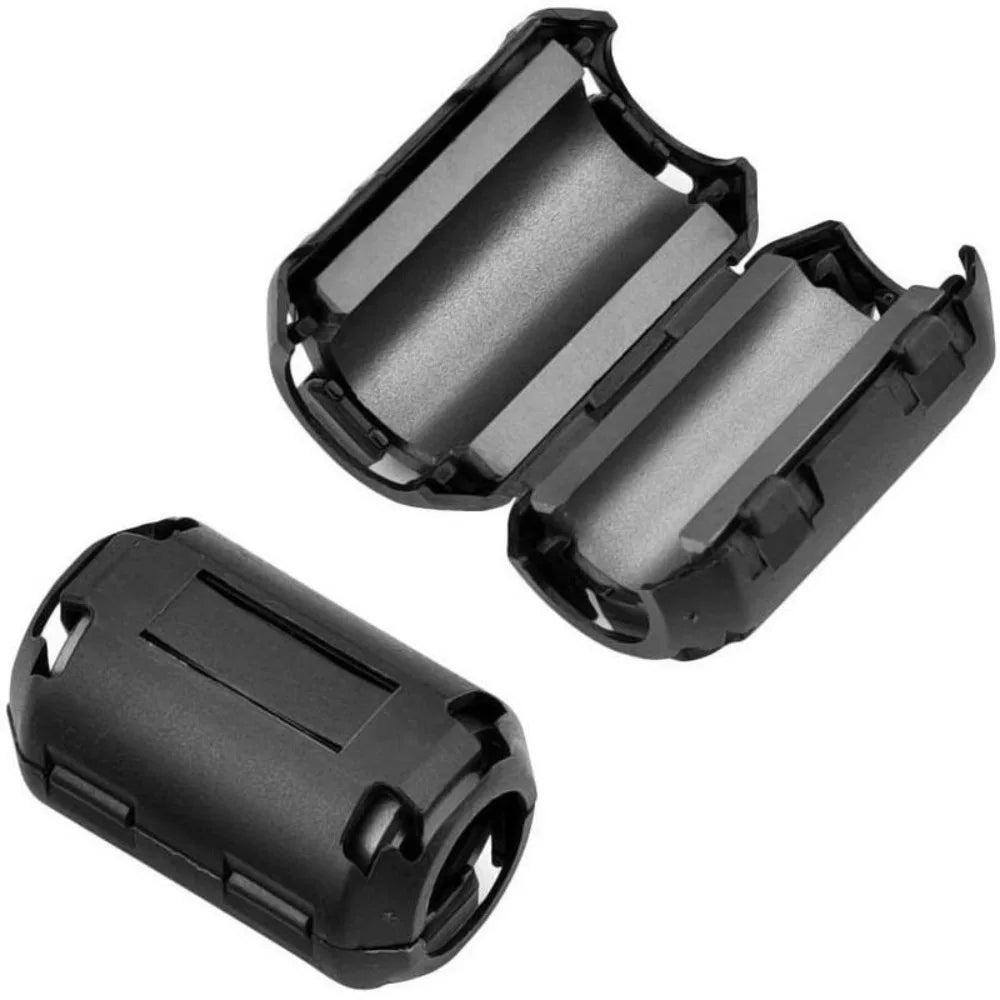 Snap-On Ferrite Bead Clamp – EMI RFI Noise Filter, 5 Sizes
