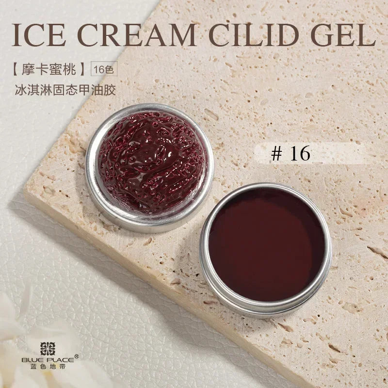 Handaiyan 64 Colors Solid Nail Polish Gel – Ice Cream Texture