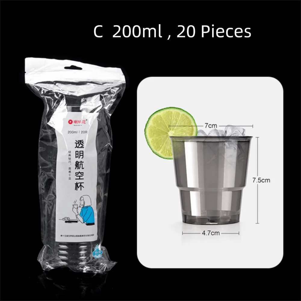 Clear Plastic Disposable Cups – Mini Mousse & Drink Cups 10/20pk
